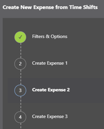 Labor Expenses from Time Shift - Multiple Labor Expense Records