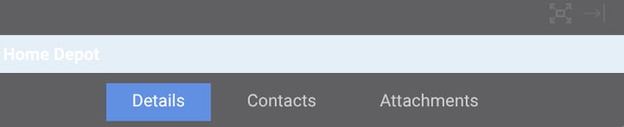 An existing companies Details window in ConstructionOnline