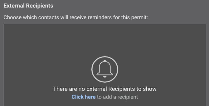 Set reminders for external recipients in ConstructionOnline