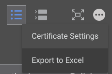 Export construction insurance and certificates to Excel from ConstructionOnline