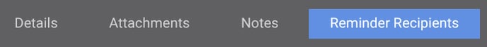 Navigate to the Reminder Recipients tab to create reminders for insurance and certificates in ConstructionOnline