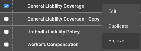 Archiving an existing credential in ConstructionOnline before deletion