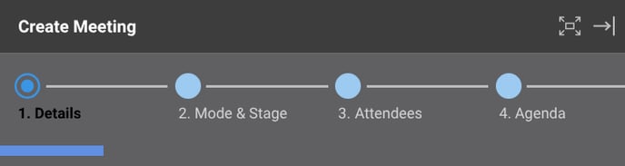 Create a New Construction Meeting in ConstructionOnline's Meeting Minutes, a key feature of commercial construction project management software
