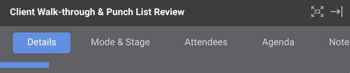 Modify Meeting details in ConstructionOnline's Meeting Minutes feature