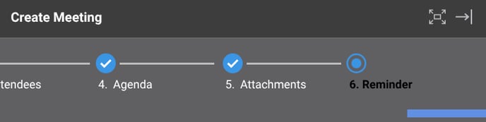 Manage reminders for construction meetings in ConstructionOnline's Meeting Minutes