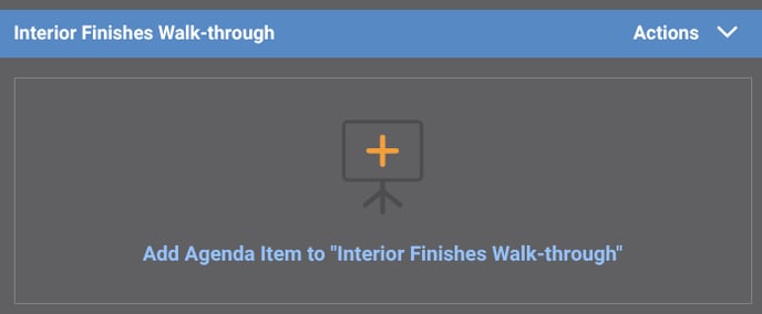 Add Agenda Items to an Agenda Category for a Meeting
