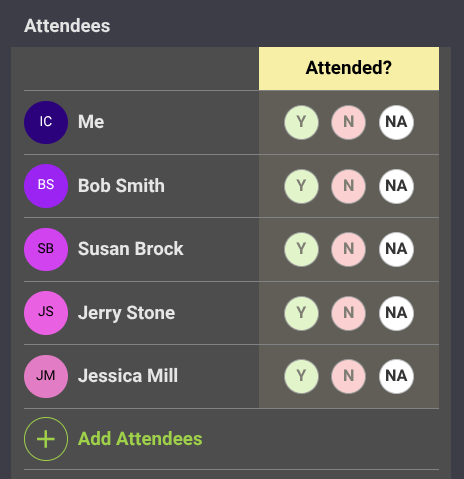 Manage Attendees and Meeting Attendance Record for Construction Meetings in UDA ConstructionOnline