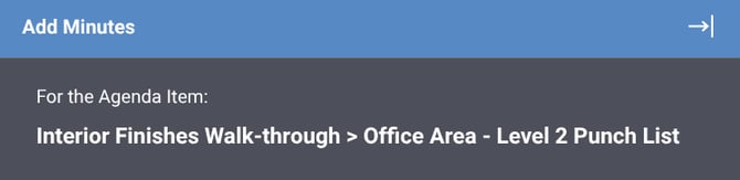 Recording Meeting Minutes for Construction Meetings using Construction Meeting Minutes Software | UDA ConstructionOnline
