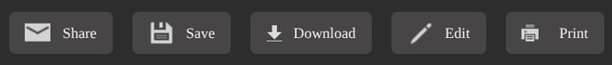 Select the Print button to print the Meeting's Meeting Minutes