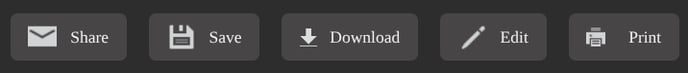 Select the Print button to print the Meeting's Meeting Minutes