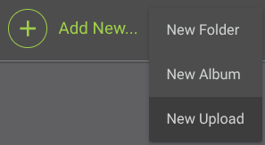 ConstructionOnline's Add New file from upload button