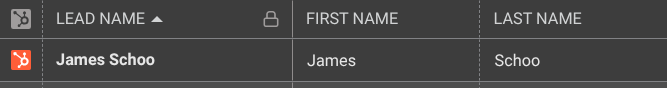 ConstructionOnline's indicator that a Lead has been previously sent to HubSpot