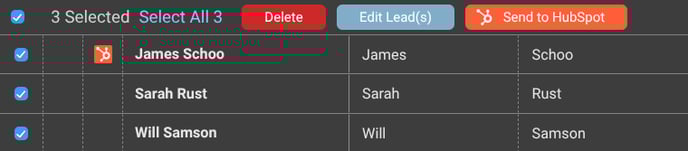 Bulk sending Leads in ConstructionOnline