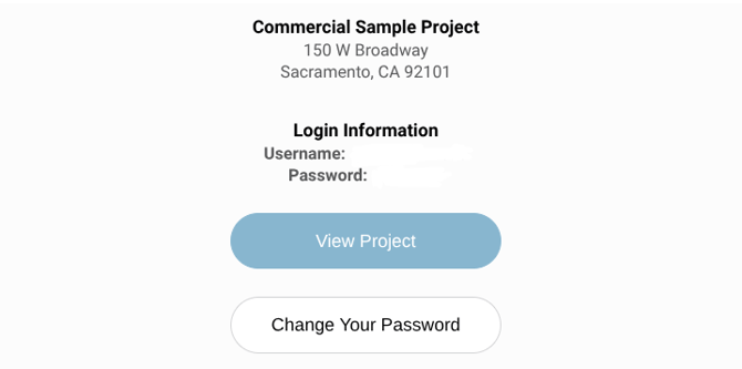 ConstructionOnline's Portal Invitation email