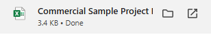 ConstructionOnline's downloaded Excel export