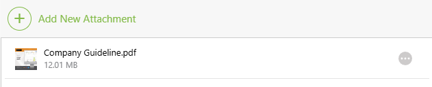 Uploading or drag and dropping Attachments to a Company in ConstructionOnline