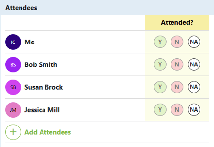 Manage Attendees and Meeting Attendance Record for Construction Meetings in UDA ConstructionOnline