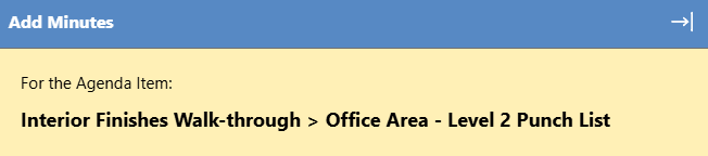 ConstructionOnline's "Add Minutes" extension blade