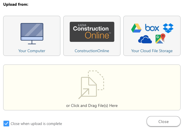 File Integration for Construction Meeting Minutes in UDA ConstructionOnline