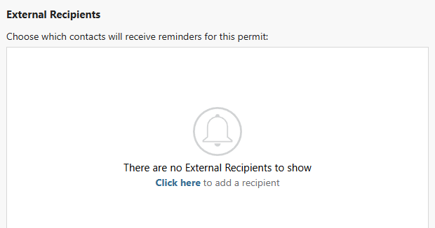 Set reminders for external recipients in ConstructionOnline