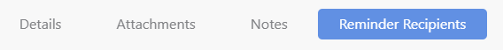Navigate to the Reminder Recipients tab to create reminders for insurance and certificates in ConstructionOnline