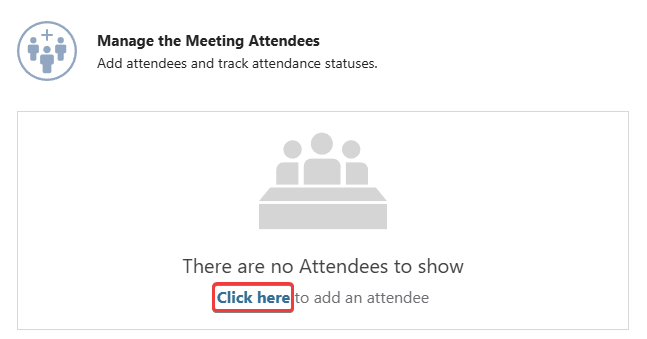 Add Attendees to a meeting in ConstructionOnline during the creation process