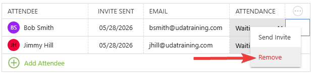 Remove an Attendee from a Construction Meeting in ConstructionOnline's Meeting Minutes Software