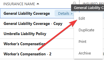 Modify an existing credential in ConstructionOnline