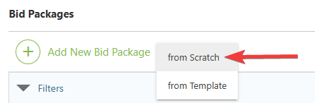 Create a new Bid Package from scratch in ConstructionOnline