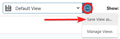 Saving a view as a Saved View within a ConstructionOnline Dynamic Table