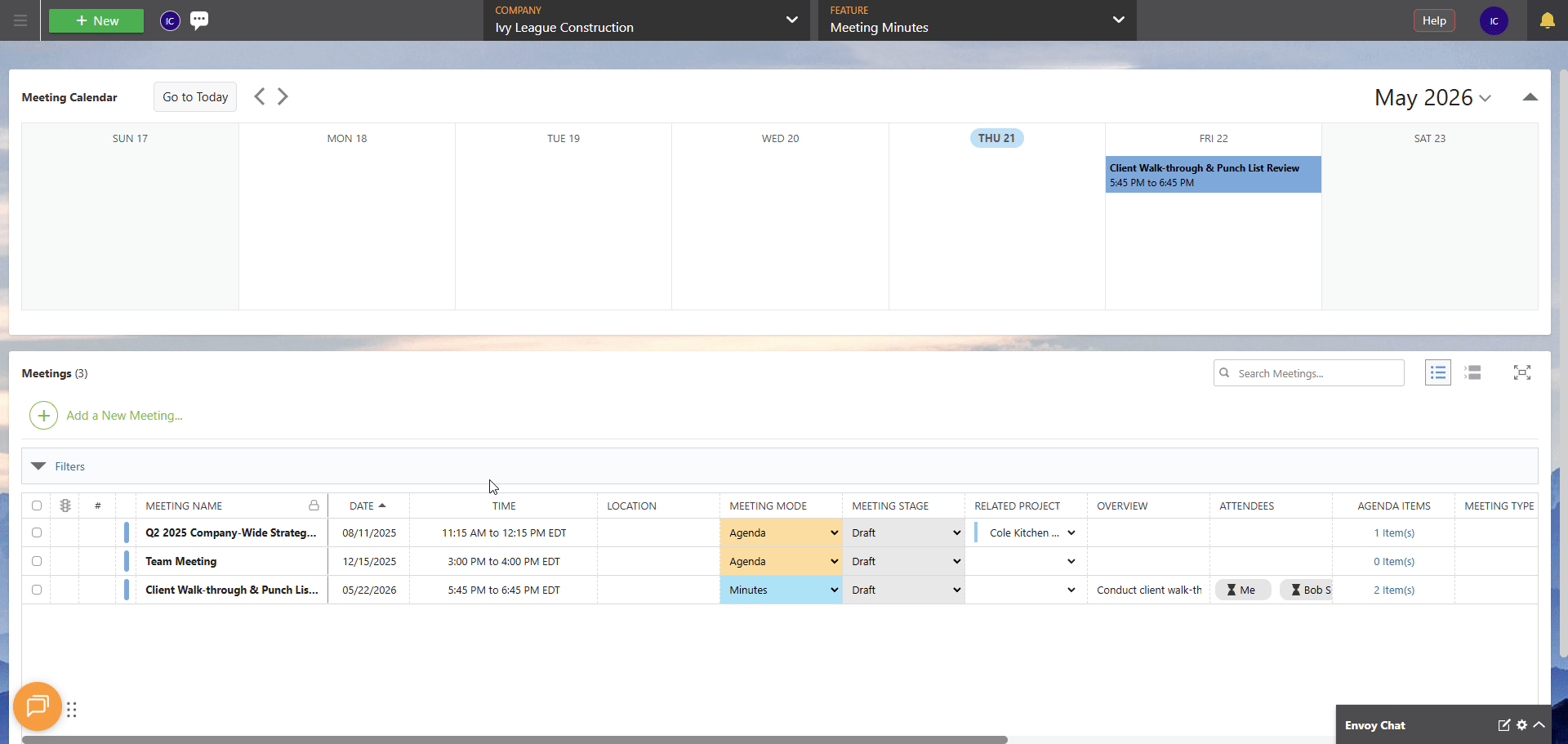 How to Add Additional Meeting Attendees to a Construction Meeting in UDA ConstructionOnline