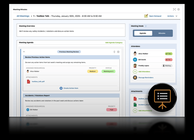 Construction Meeting Minutes Software for Residential Homebuilders and Commercial General Contractors | Construction Project Management Software | UDA ConstructionOnline