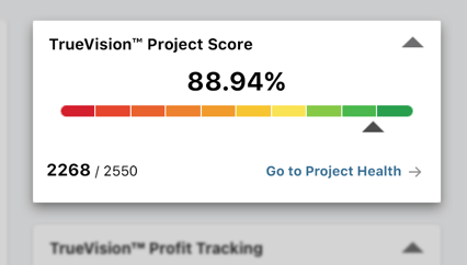 ConstructionOnline's TrueVision Project Score