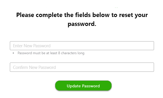 Enter a new password for your ConstructionOnline account
