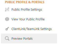 preview portals